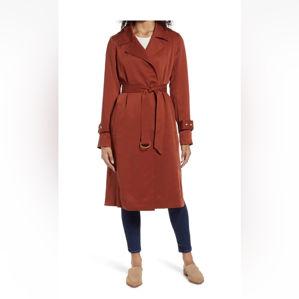 Sam Edelman Burt Orange Trench Coat L